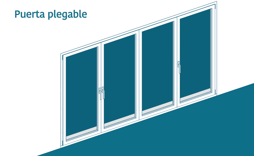 Puertas plegables de PVC