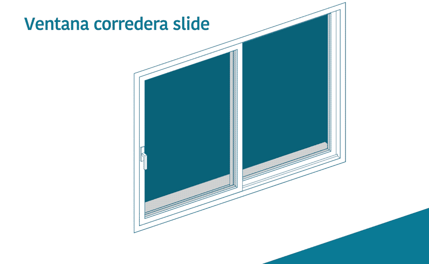 Ventana corredera slide