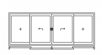 puerta corredera elevadora esquemas de apertura 81